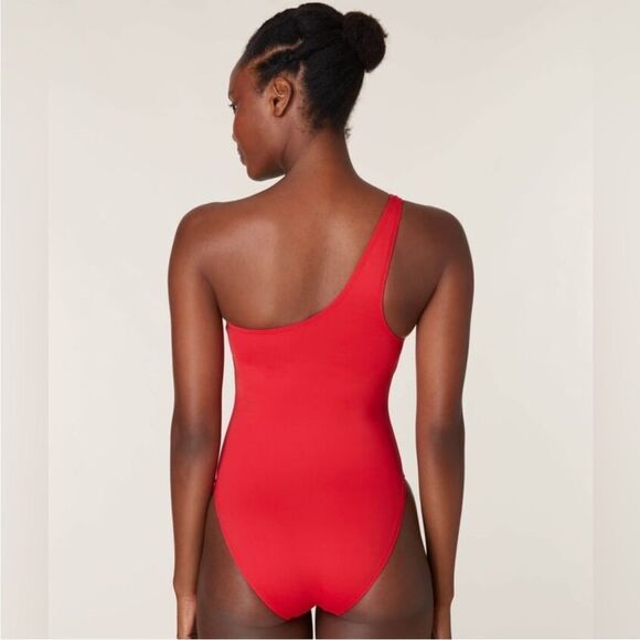 NWT Andie Swim The Nantucket One Piece LT Eco Nylon in Cherry Red Size XST - Picture 2 of 12